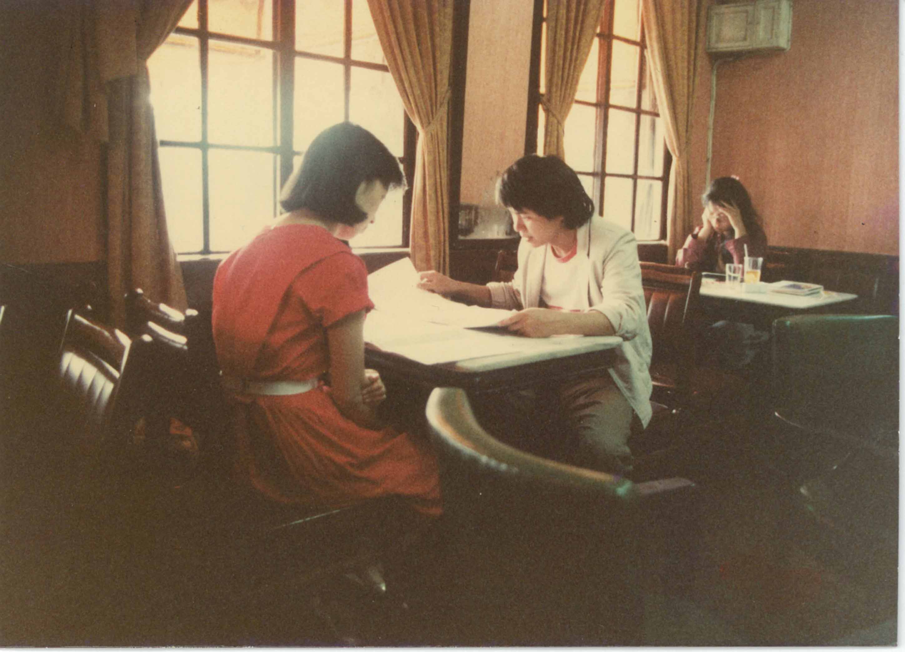 Zhu Tianwen and Hou Hsiao-Hsien at Star Cafe